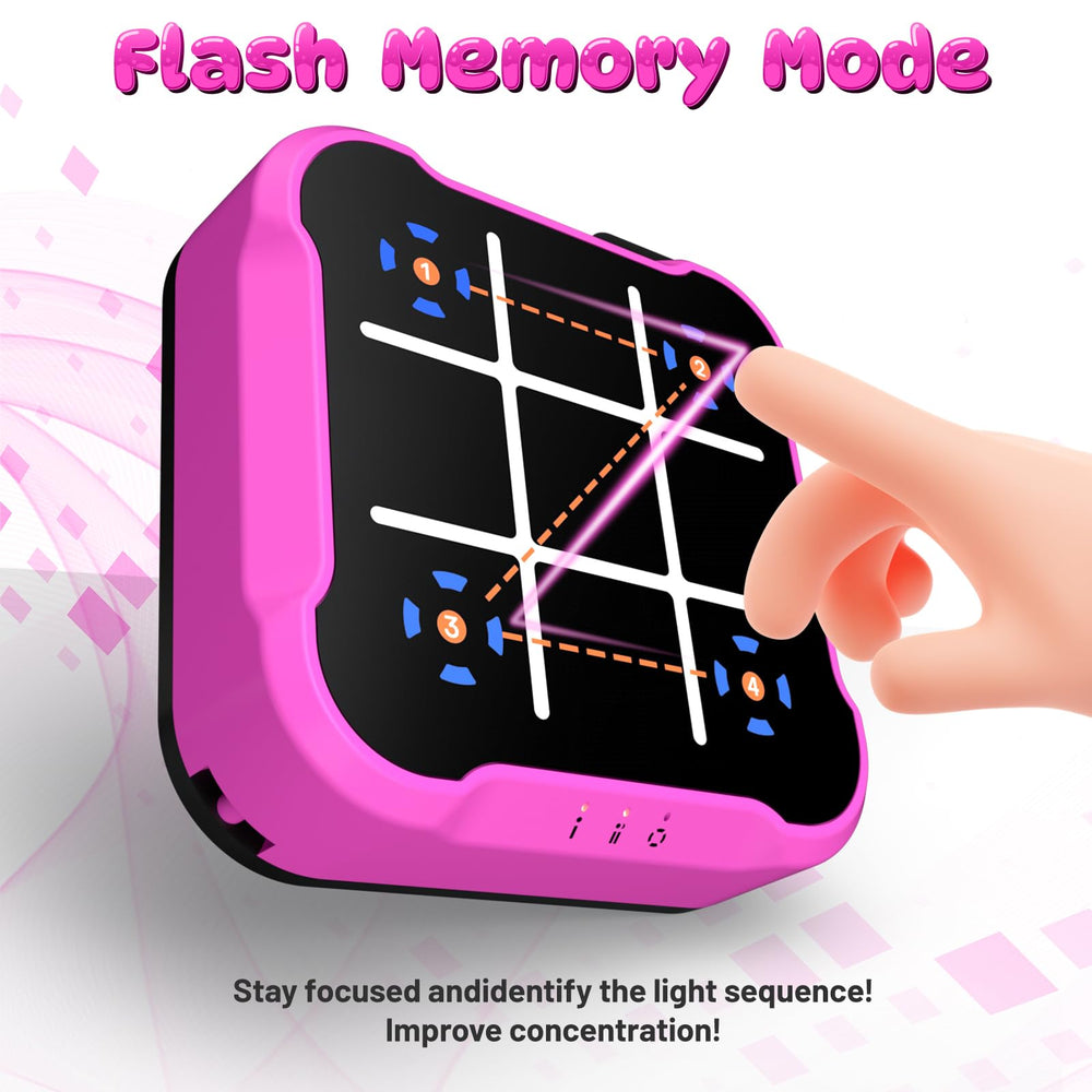 Bacare memory flash mode demonstrates pattern recall challenge in action