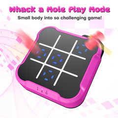 Bacare whack-a-mole action scene emphasizes quick taps and timing