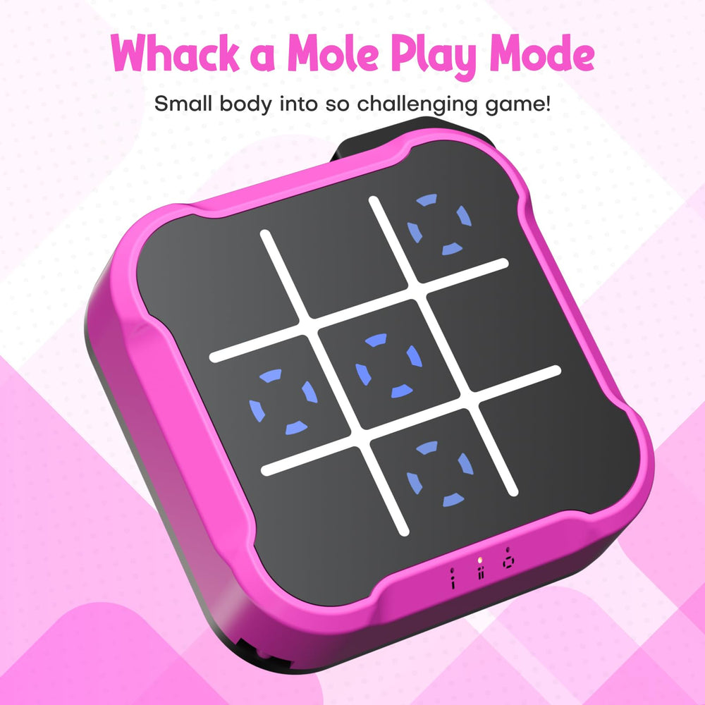 Bacare Tic Tac Toe Bolt Game battery compartment accessible for easy power