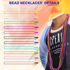 BACCZZY beads bulk pack in 12 colors for versatile party supplies