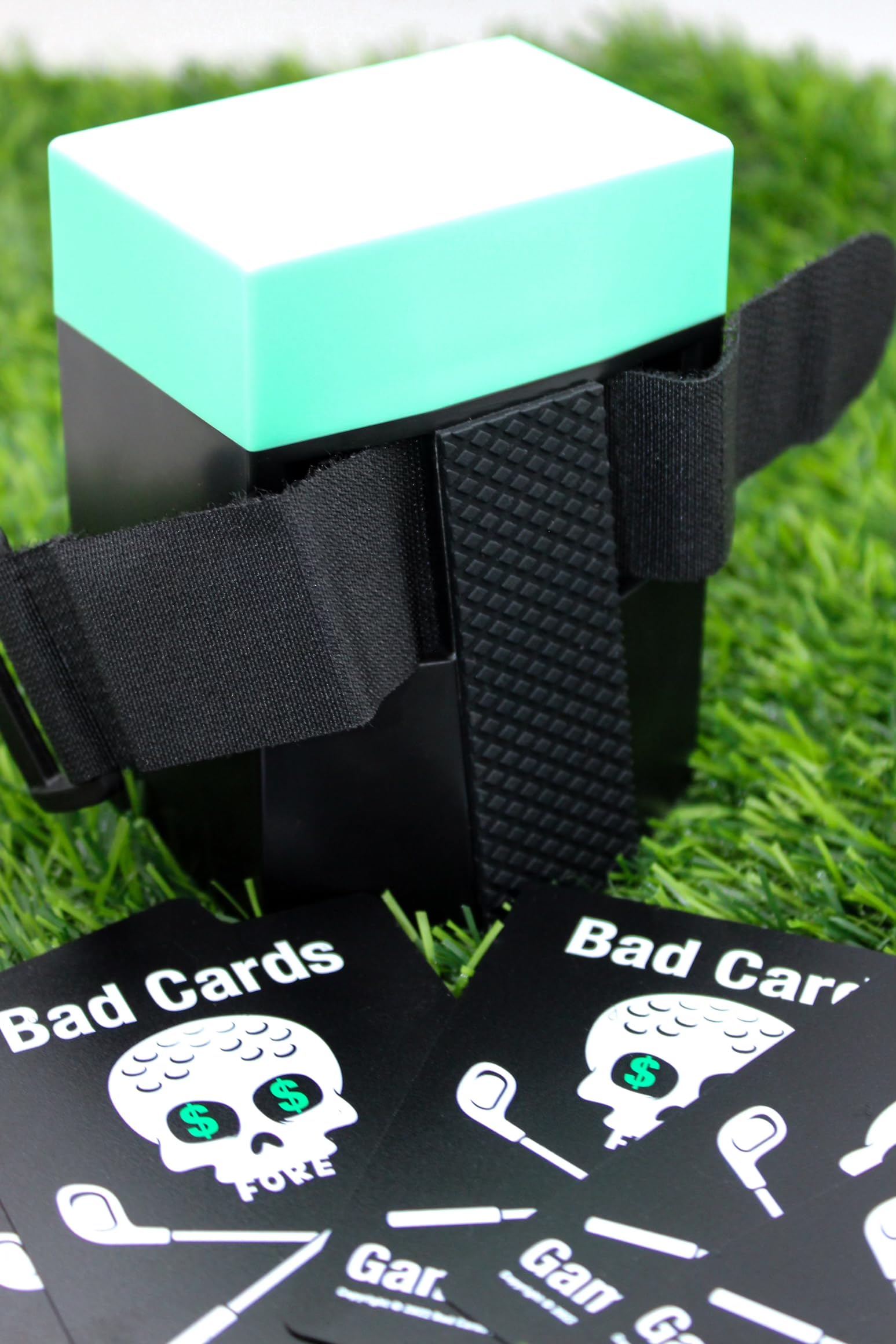 Bad Cards Fore Gambling Golfers currency cards for chip-style wagering on the go.