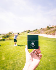 Bad Cards Fore Good Golfers group laughs after bold card plays