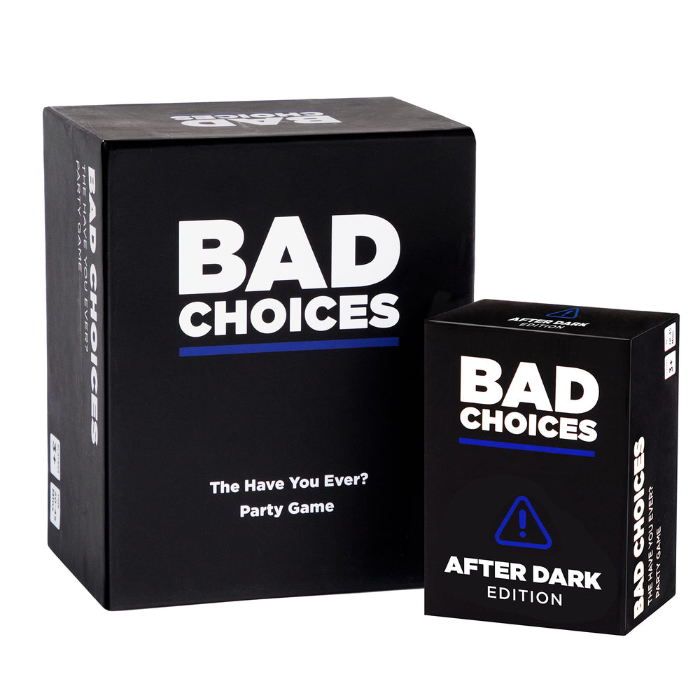 BAD CHOICES After Dark Edition cards spread for bold conversations and laughs