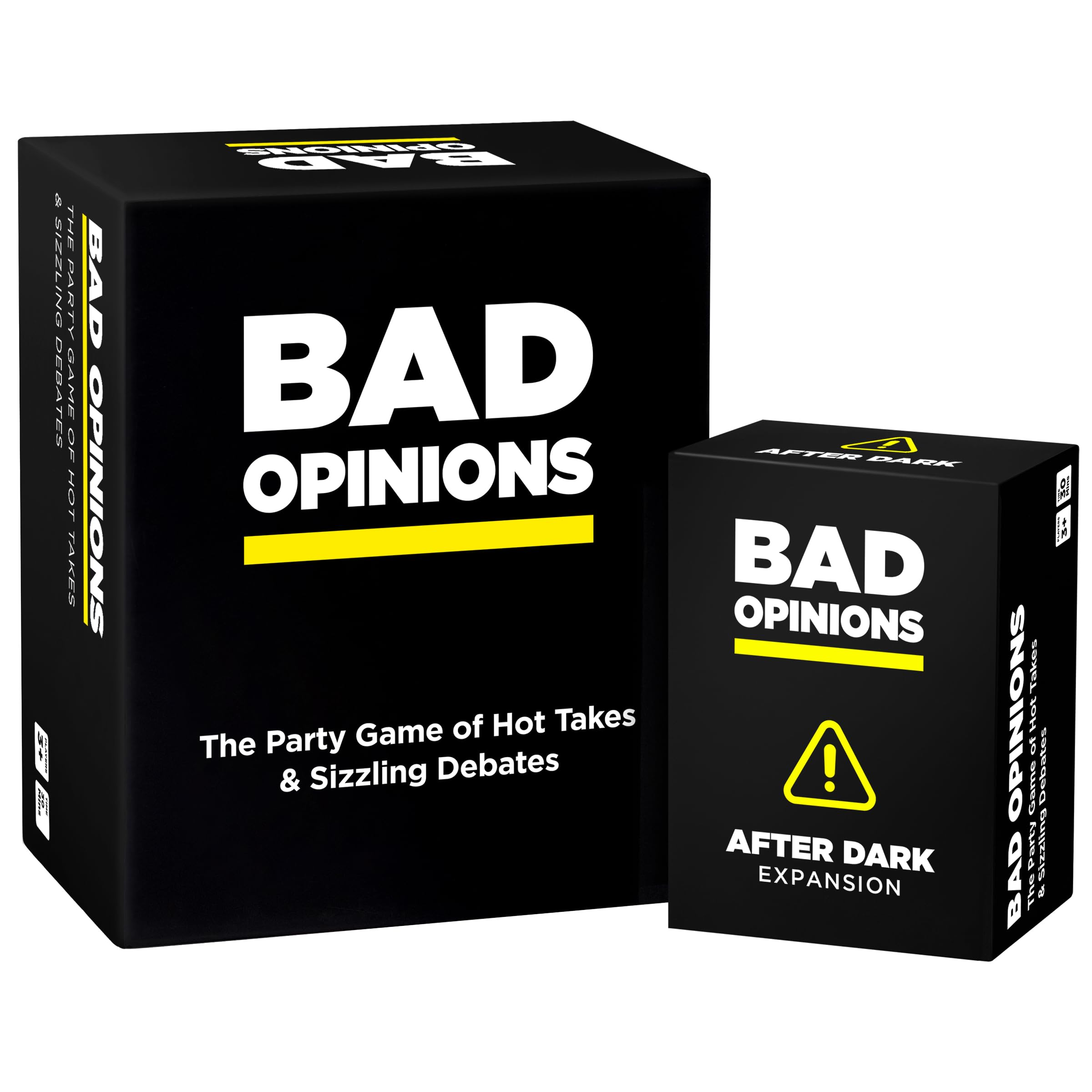 BAD OPINIONS box-open, quick setup for a lively party night with friends.