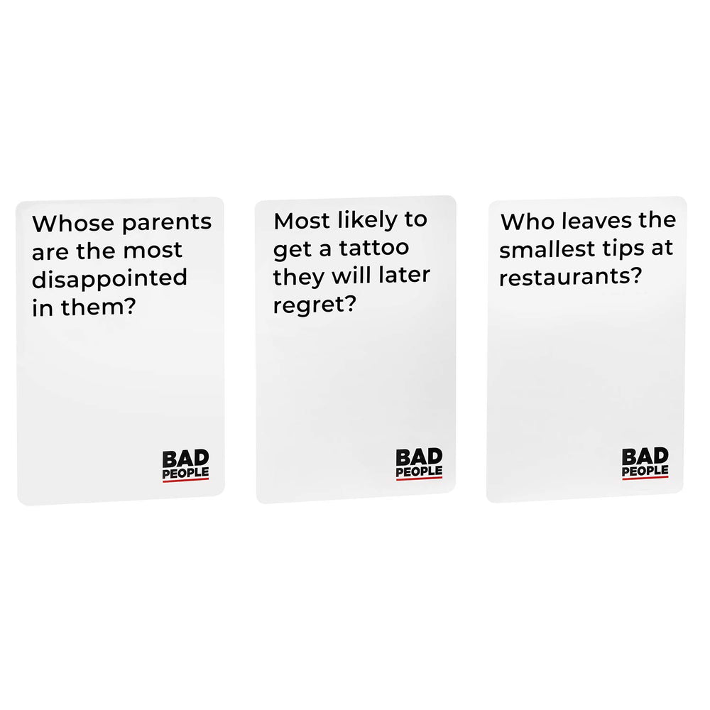 Double Down cards ready to spice up the round in Bad People