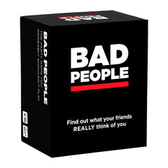 Bad People party game box cover for adult parties