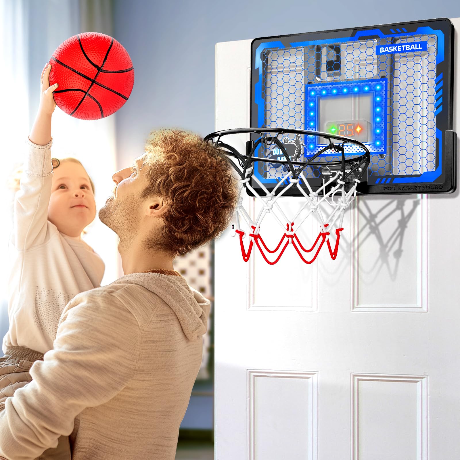 BADGOAL easy-assembly over-door setup for quick play