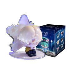 Bahomu Alien Stage blind box figure in dynamic pose for display at home.