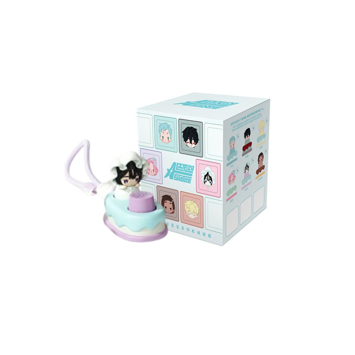 Bahomu anime blind box figure on desk ready to brighten your space with cute charm.