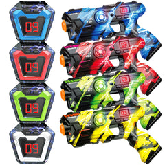 BAIAI laser tag guns four set for backyard battles with friends.