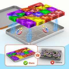 BAIJLE diamond-pattern tiles close-up; ideal for hands-on learning and pattern recognition.