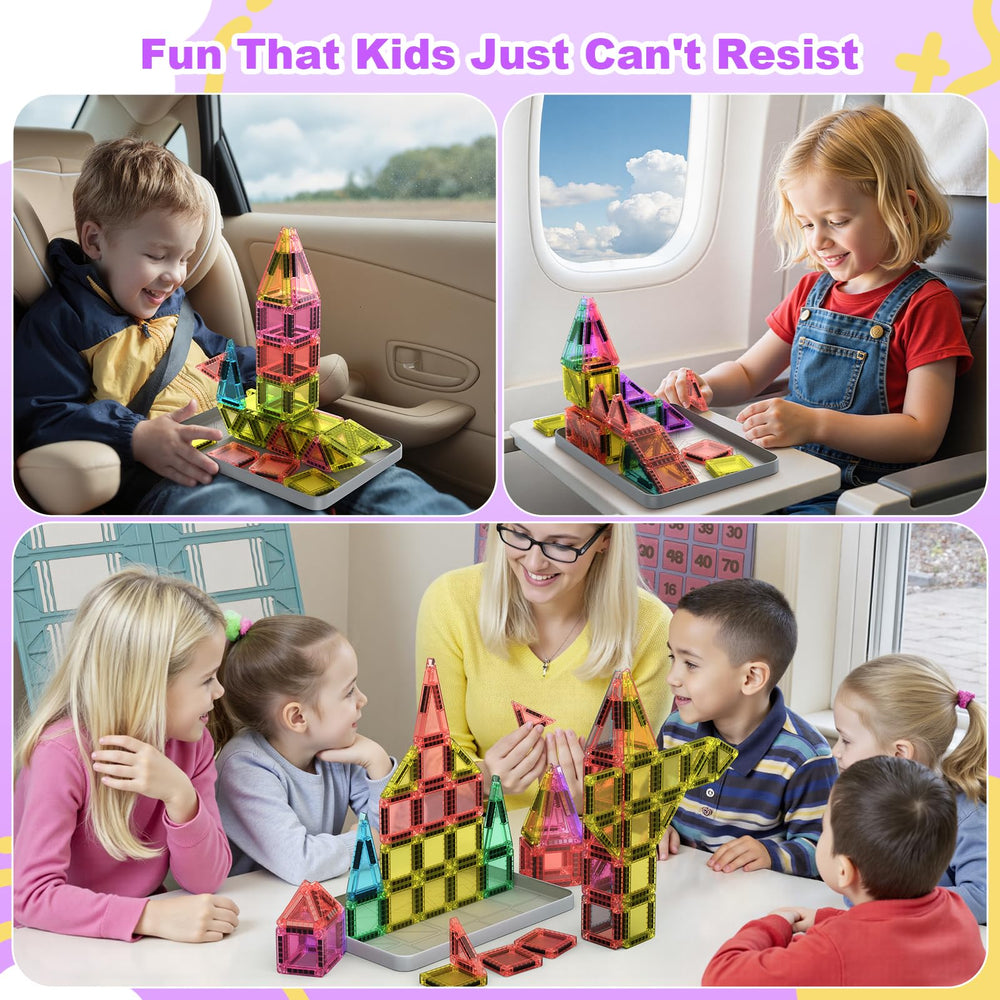 BAIJLE open-ended play with magnetic blocks encourages collaboration