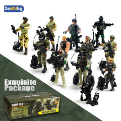 Baimiby army men made from safe durable plastic for everyday play.