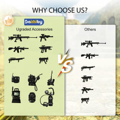 Baimiby army men packaging features an exquisite design, ideal for gifting.