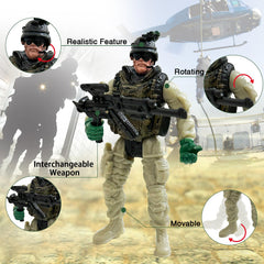 Baimiby army men are a great gift for boys ages 3 and up.