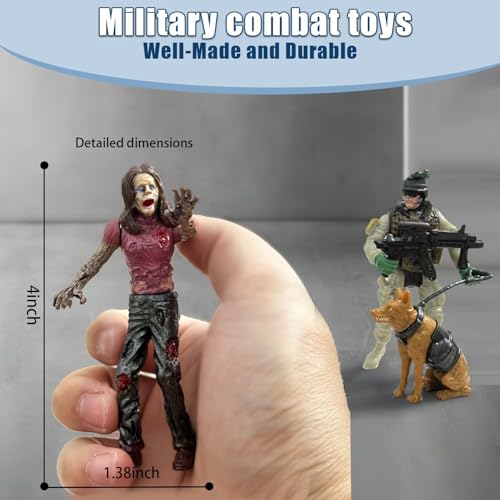 Baimiby army men with weapons enabling cooperative pretend missions