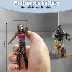 Baimiby army men with weapons enabling cooperative pretend missions