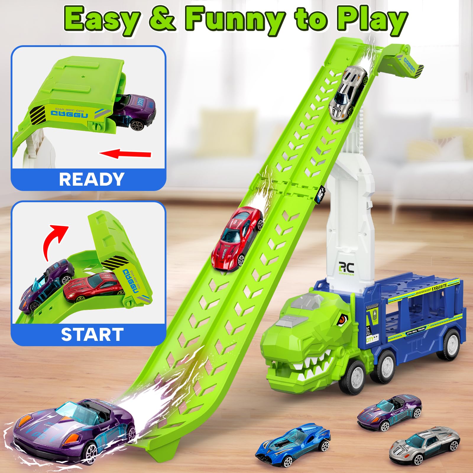 BainGesk Catapult Launch mode speeds cars for excitement