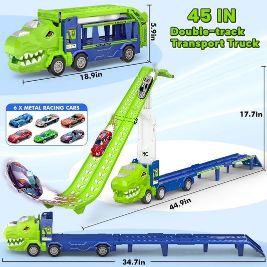 BainGesk Dinosaur Truck Dual Tracks in action for competitive racing
