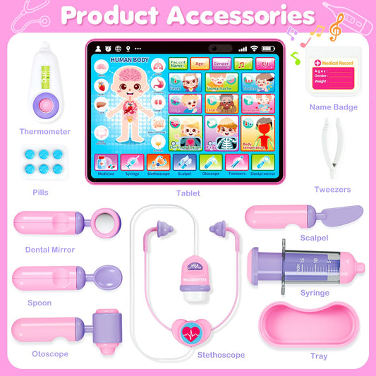 BainGesk Doctor Kit stethoscope encourages role play and medical exploration.