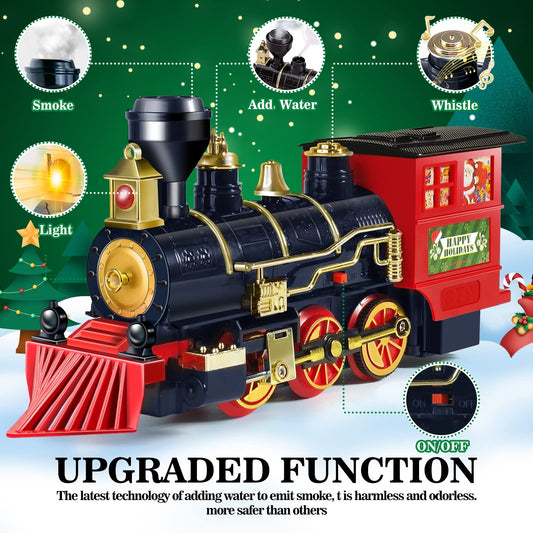 BainGesk locomotive with lights enhances imaginative play during holidays