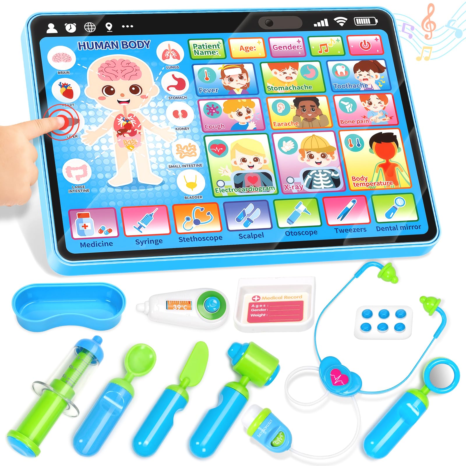 Baingesk doctor kit set fosters imaginative medical play