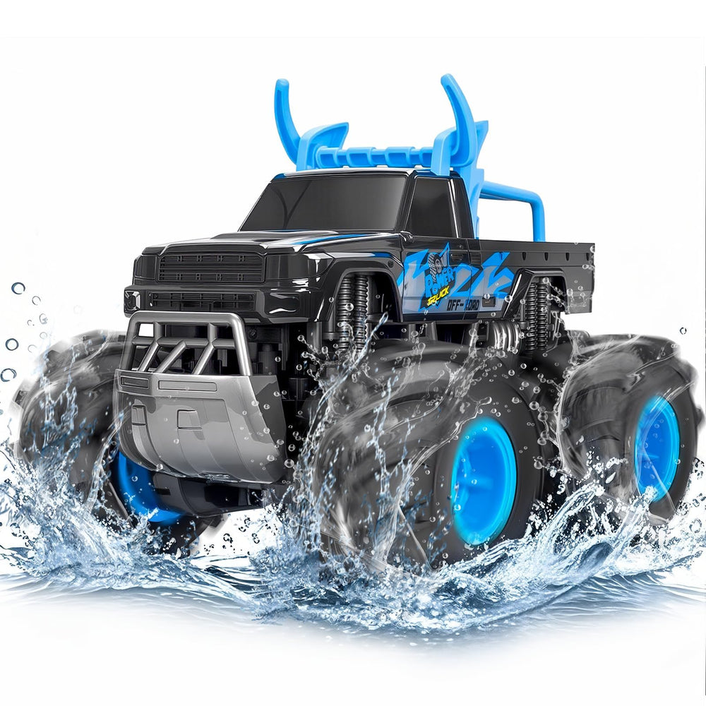 BainGesk waterproof remote-control truck side view for wet and rugged outdoor fun.