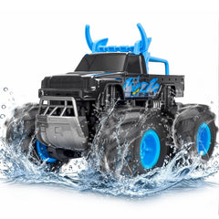 BainGesk waterproof remote-control truck side view for wet and rugged outdoor fun.