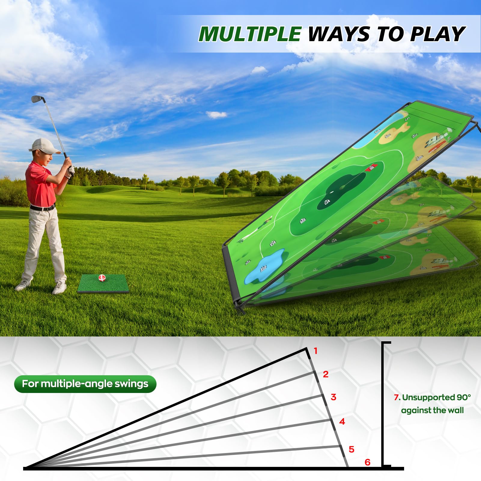 Baiyuan two putters for versatile game play.
