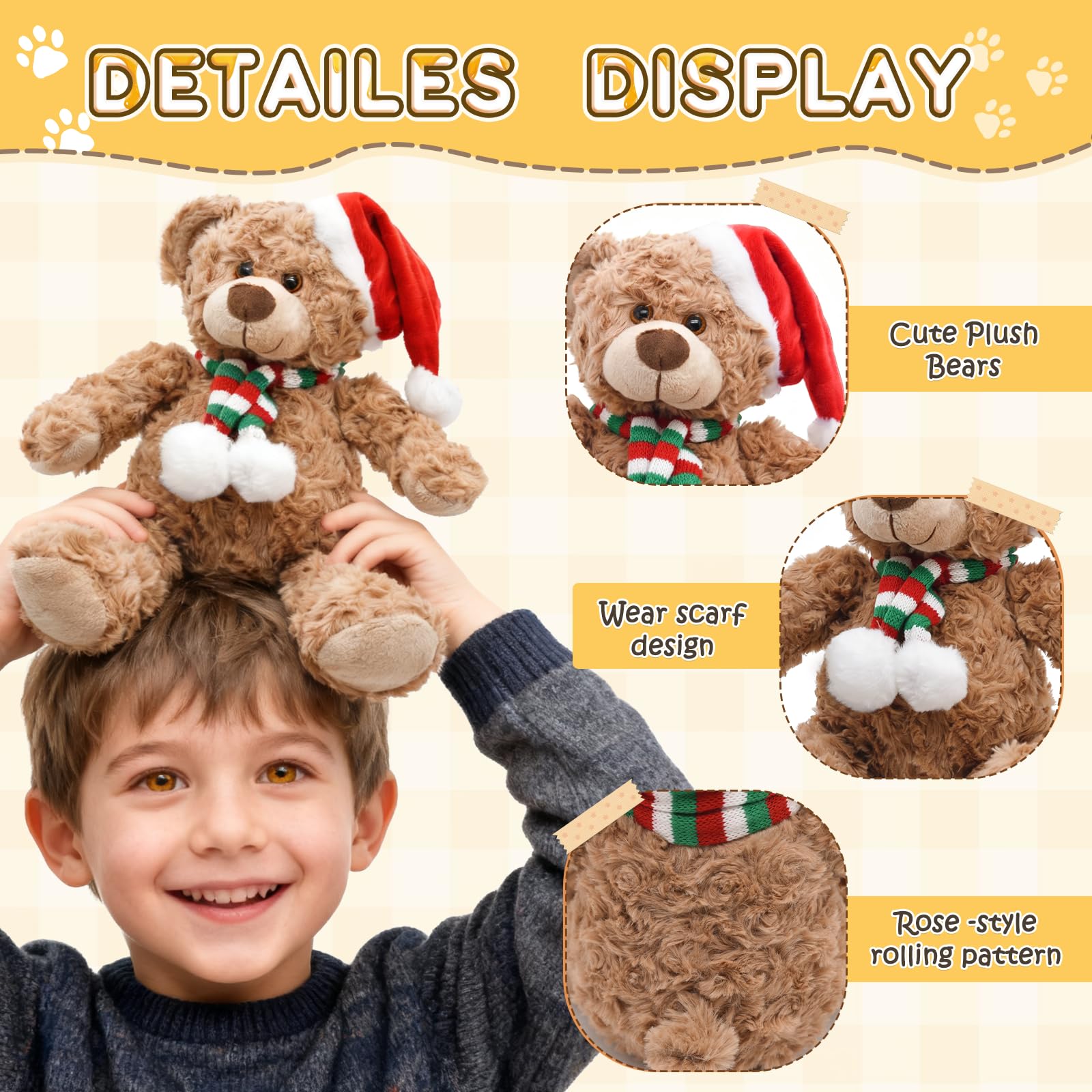 Bakalizoo bear decor for bedrooms and living rooms, adds warm charm.