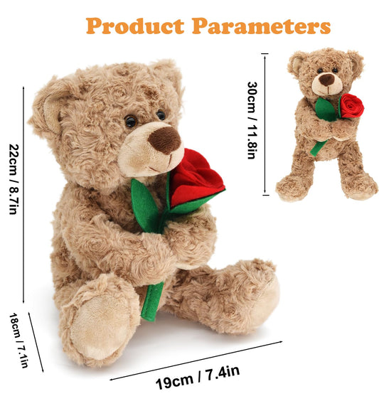 Bakalizoo rose teddy soft fabric texture inviting touch