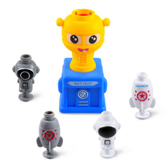 BAKAM balloon-launcher action highlights interactive learning for curious toddlers.
