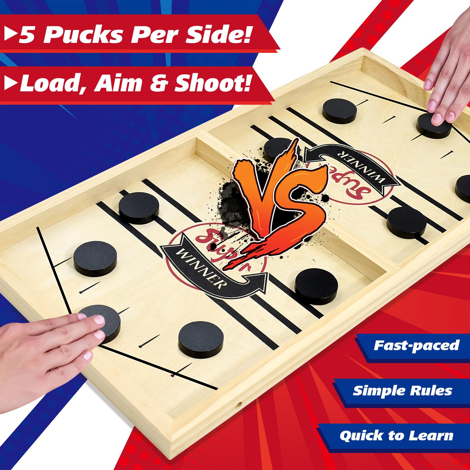 BAKAM compact portable table top game on a table