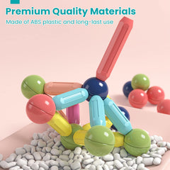 BAKAM non-toxic ABS plastic ensures safe, durable play sessions.