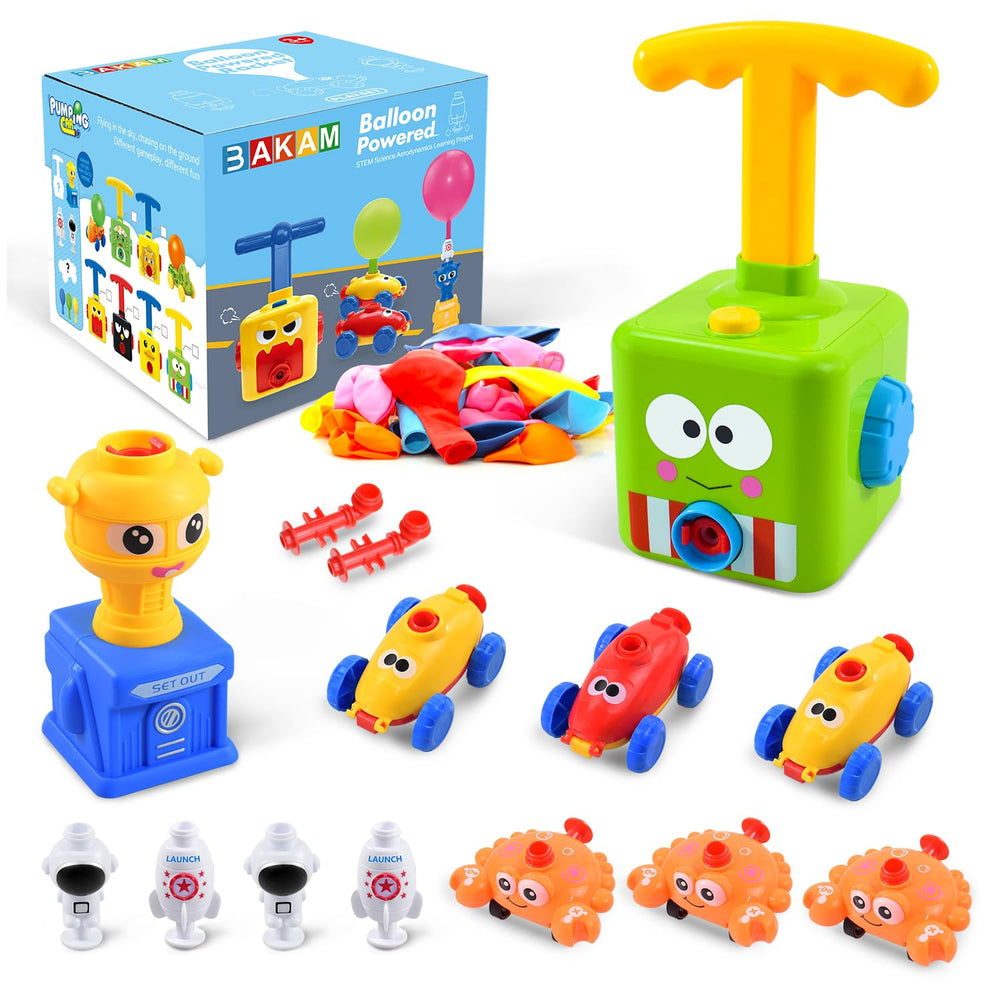 BAKAM Balloon Launcher demonstrates balloon-powered motion for toddlers.