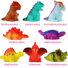 Bakatatoyz ankylosaurus bath toy sealed to prevent mold and leaks