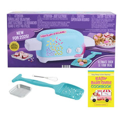 Baking Set oven with pan and spatula enables quick small-batch baking at home.