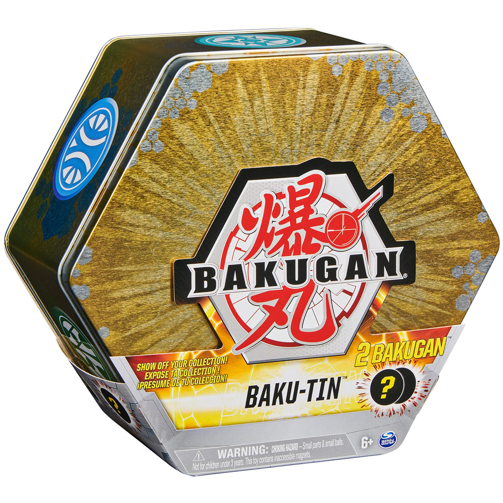 Bakugan Baku-Tin includes two decks and BakuCores for battles