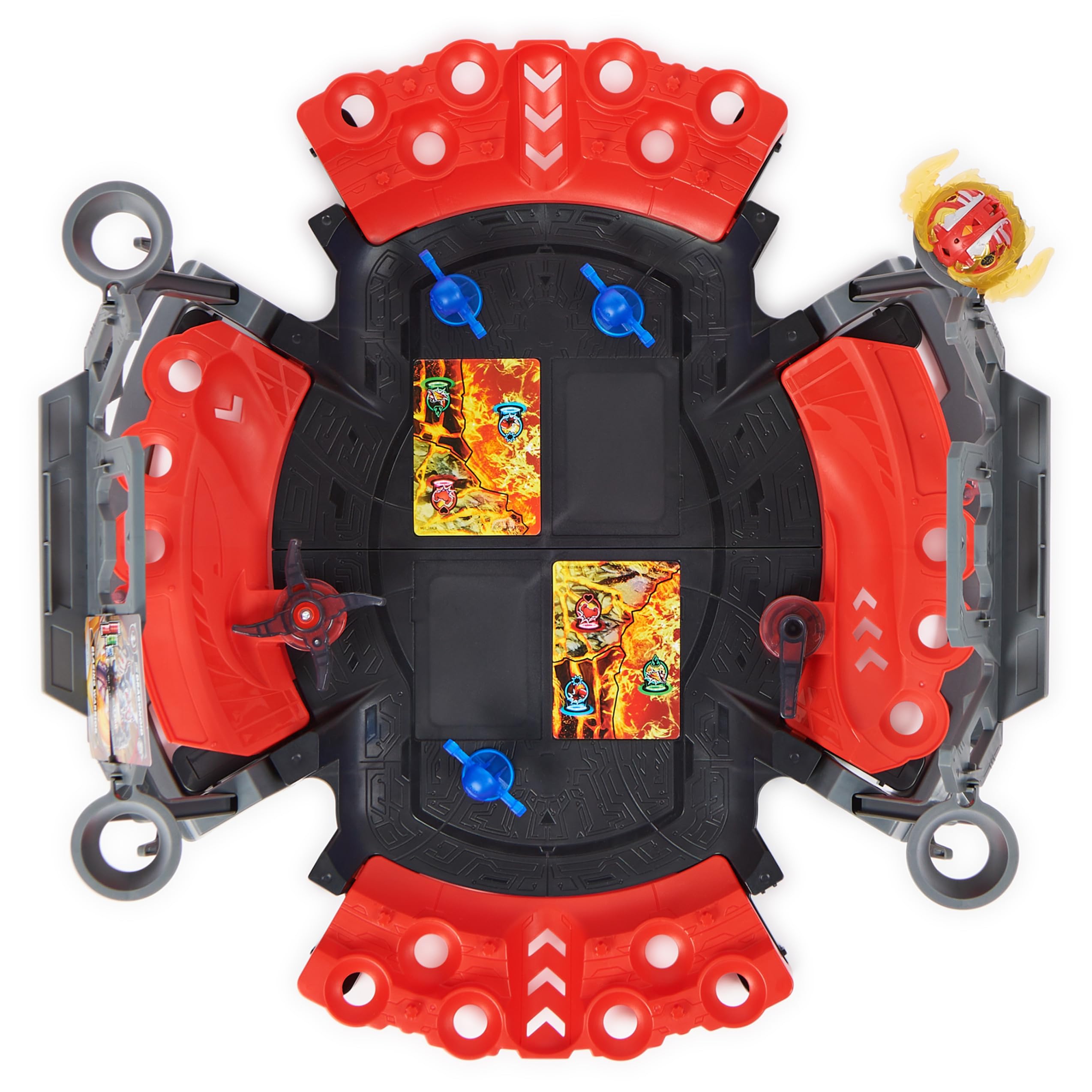 Bakugan Battle Arena base stores and displays Bakugans after battles