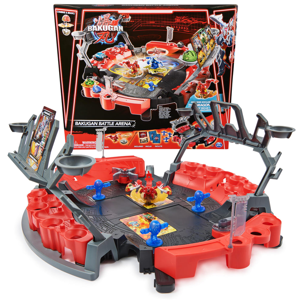 Bakugan Battle Arena with Exclusive Dragonoid for dynamic spin battles at home