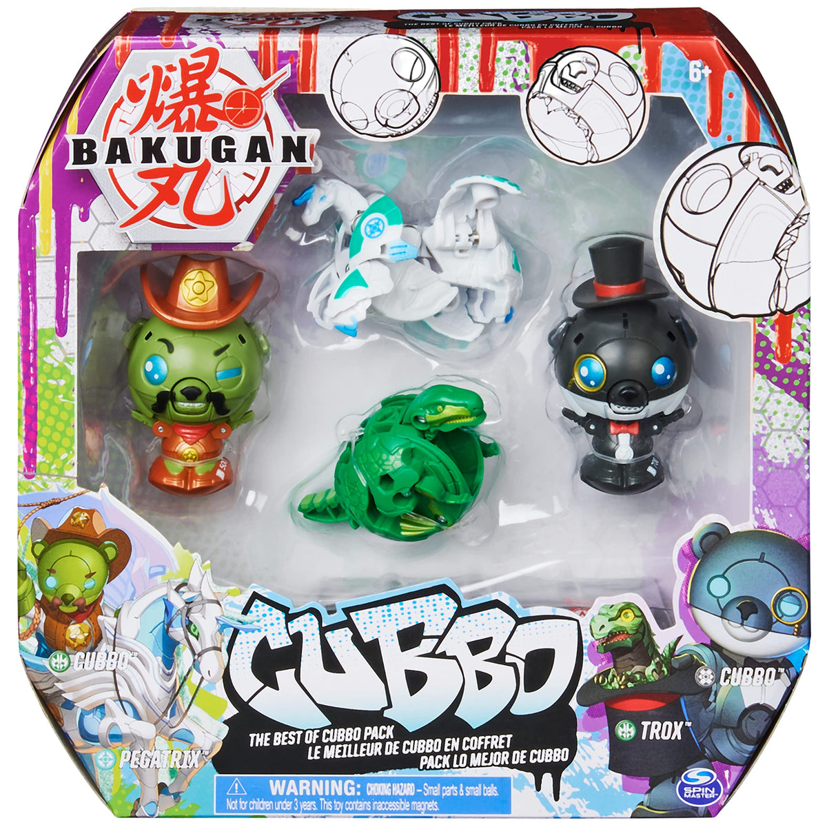 Bakugan Best of Cubbo Pack Magician Cubbo figure ready for action and strategy