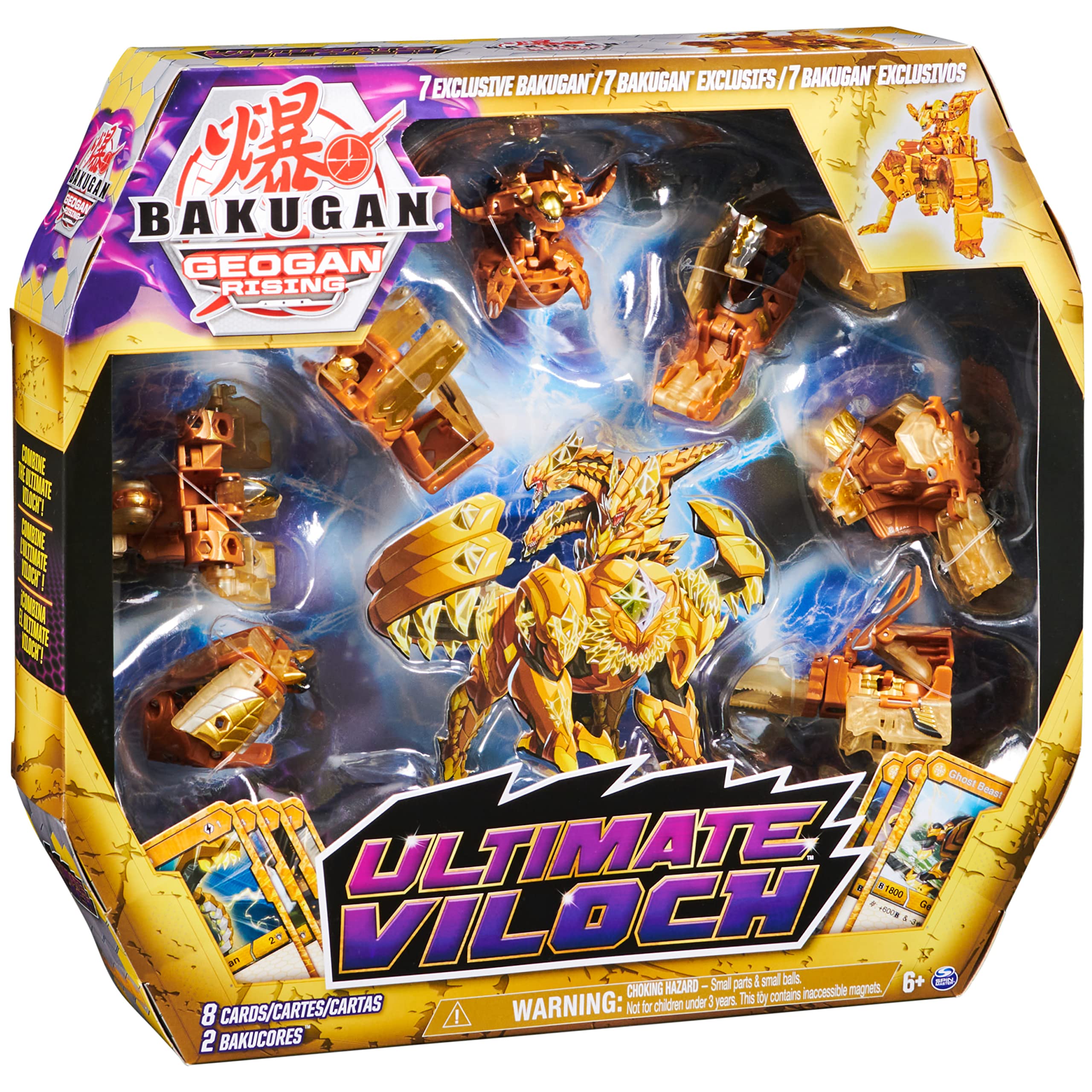 Bakugan Geogan Viloch 06 figure boosts collectability and play value