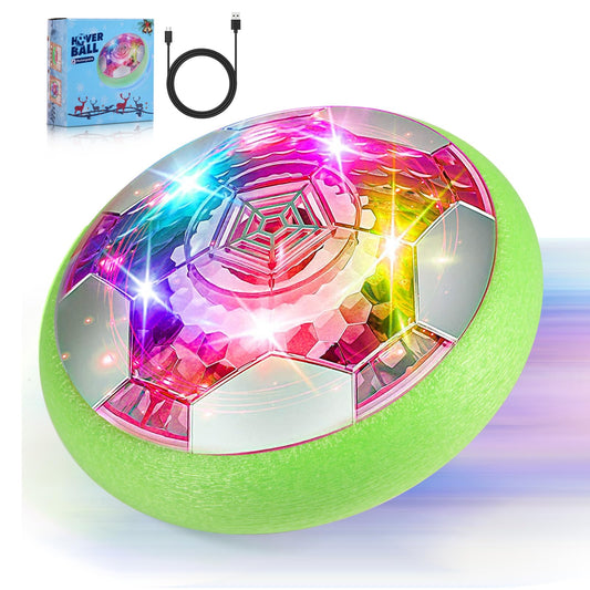 BaLaM hover soccer ball charging on USB-C for extended indoor play