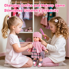 Baljinder single-shoulder bag accessory enhances 18-inch doll fashion.