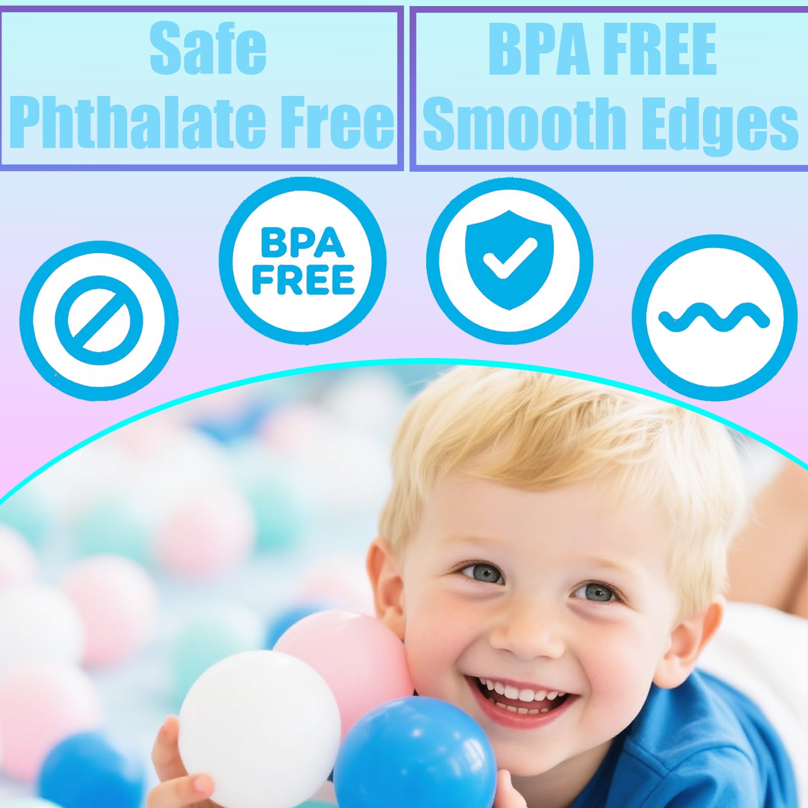 Ball Pit Balls 100-Pack in sweet pink sparks imaginative play.