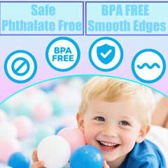 Ball Pit Balls 100-Pack in sweet pink sparks imaginative play.