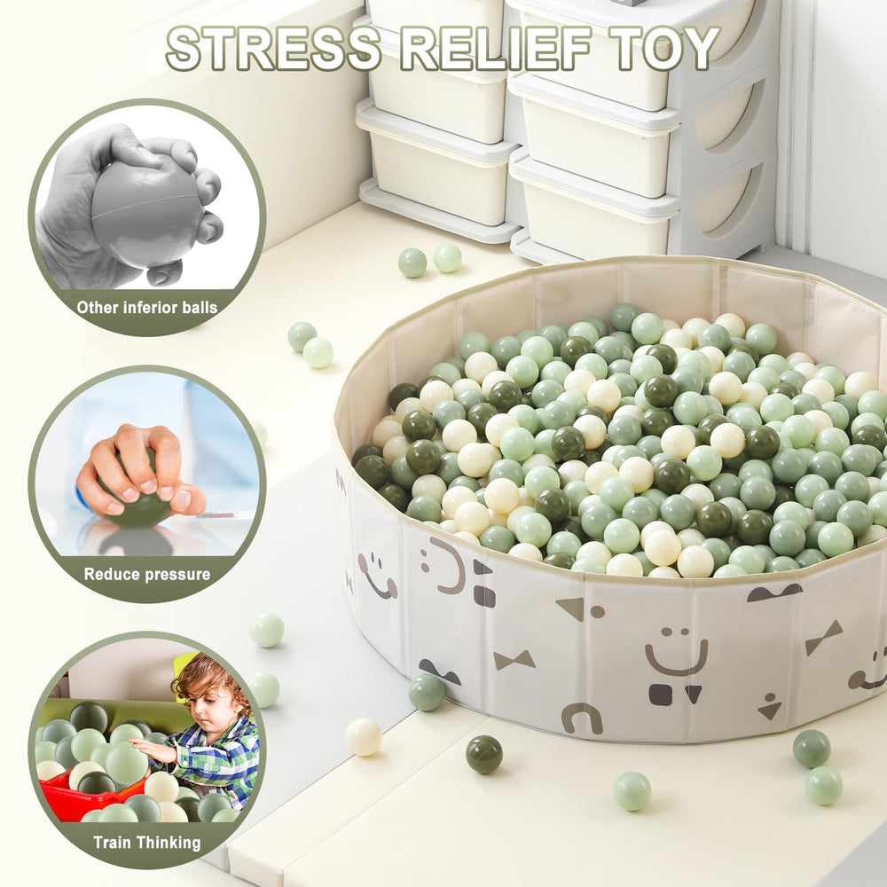 Ball Pit Balls 170 durable rebound withstands bouncing and daily play