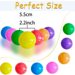 Ball pit balls in blue color versatile for pools, tents, and bounce houses.