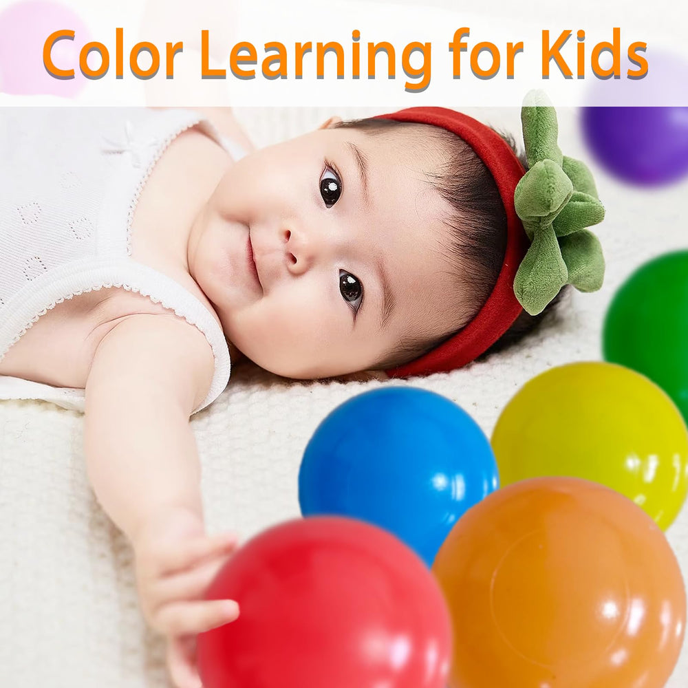 Durable ball pit balls designed to withstand frequent grabbing and tossing.