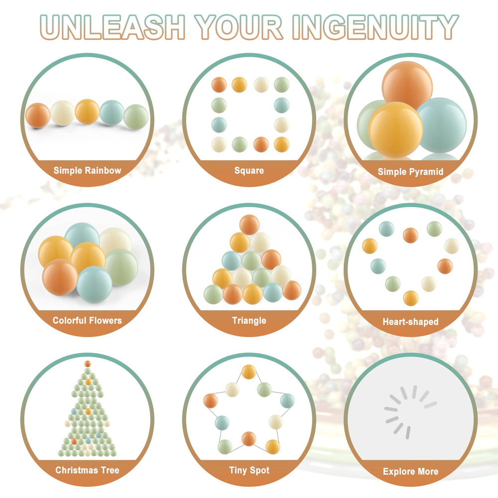 Ball Pit Balls safe 2.2 inch diameter and non toxic materials